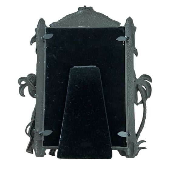 Bella Lux Czech Crystal Enamel Picture Frame Bronze Palm Tree Elephant Trunk Up - Picture 6 of 6